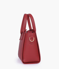 RTW Creation - Maroon top-handle mini handbag