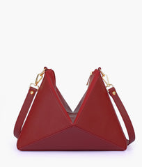 RTW Creation - Maroon triangle flex bag