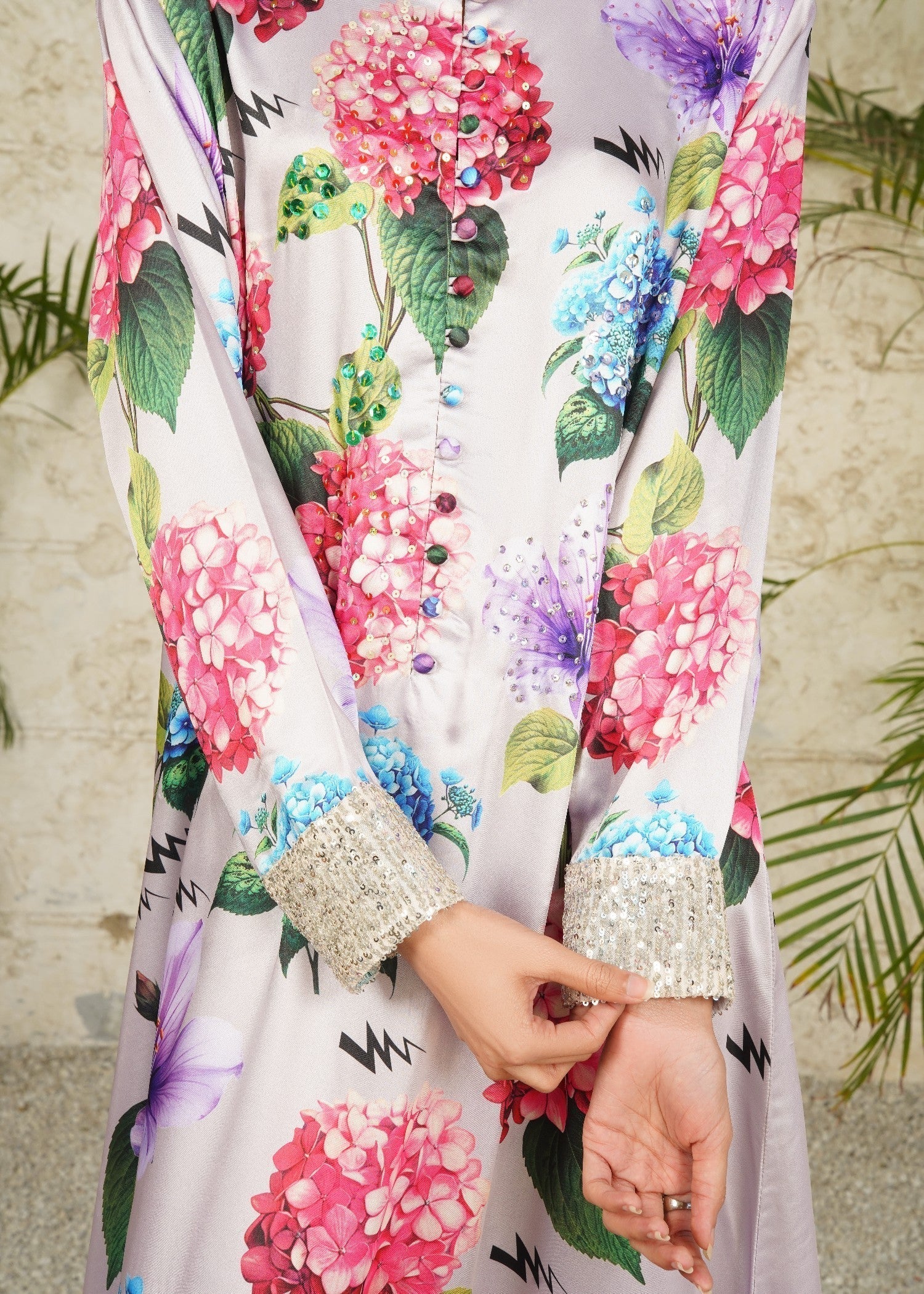 Stitch Vibes Celeste Floraison Dress
