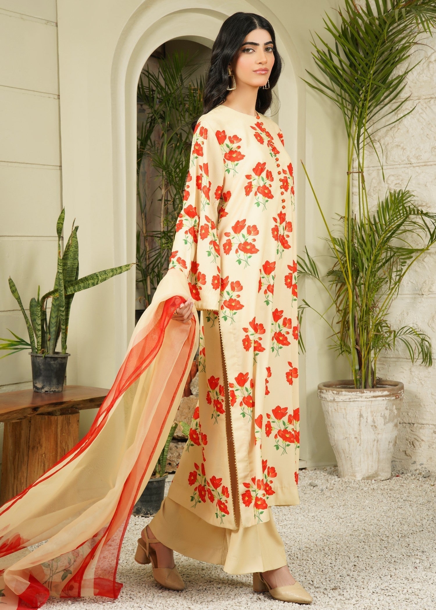 Stitch Vibes Tuscan Bloom Dress