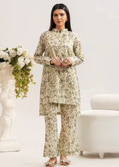 Meerak Stitched 2 Piece Summer Collection'2026-Mint Rose