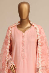 Sada Bahar Stitched 3 Piece Luxury Emb Festive Vol-07 Suit-LEL7-MK-44-PEACH