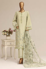 Sada Bahar Stitched 3 Piece Luxury Emb Festive Vol-07 Suit-LEL7-MK-44-PISTA