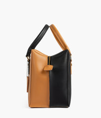 RTW Creation - Mustard and black mini duffle bag