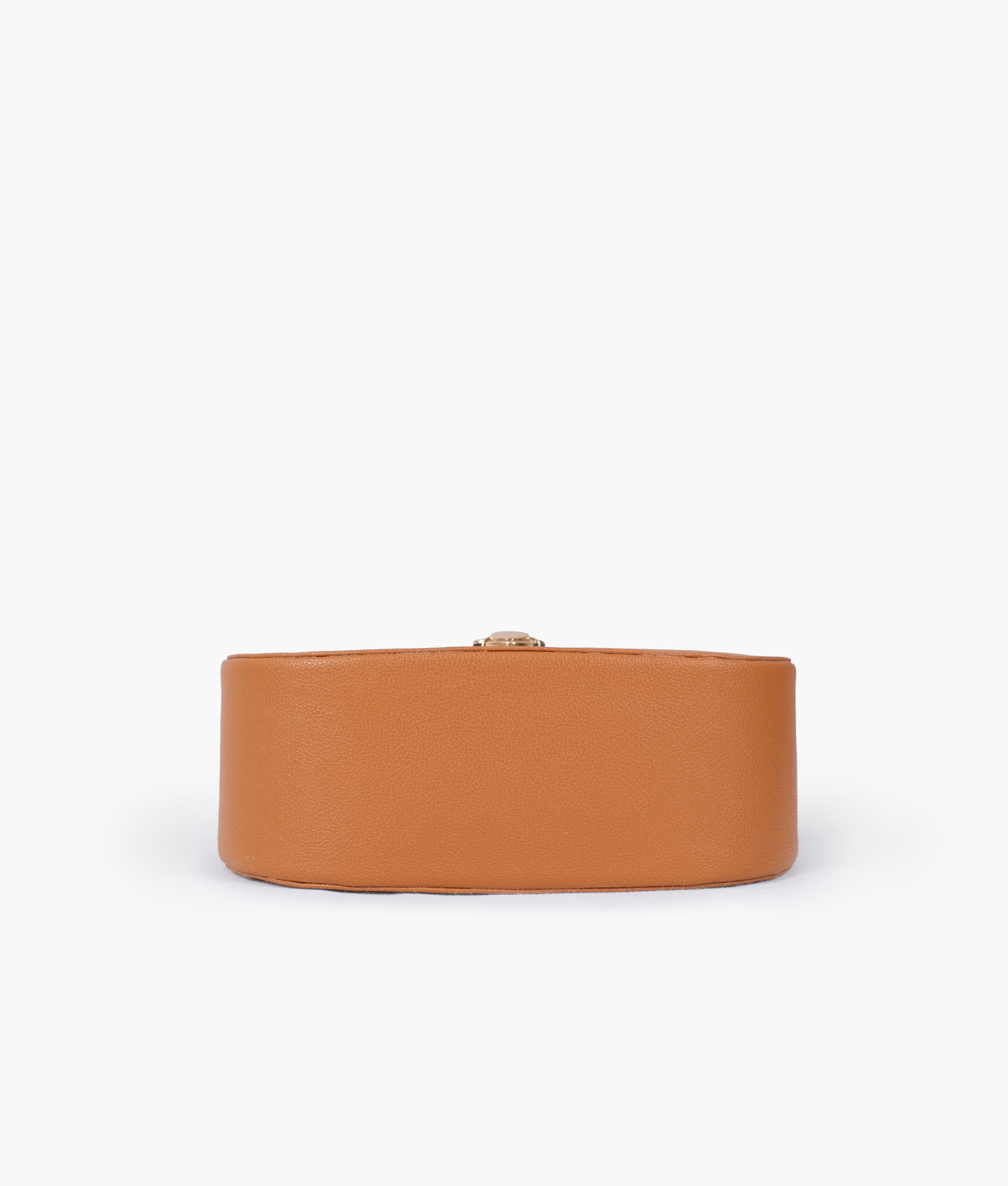 RTW Creation - Mustard and blue push-lock saddle bag