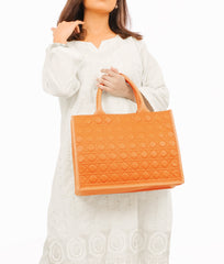 RTW Creation - Mustard box tote bag