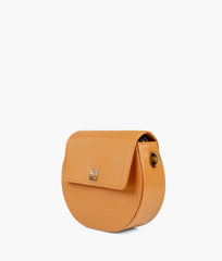 RTW Creation - Mustard crocodile saddle bag