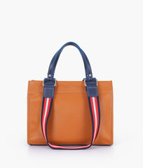 RTW Creation - Mustard dual-pocket mini tote bag