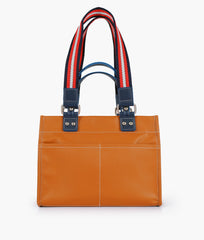 RTW Creation - Mustard dual-pocket mini tote bag