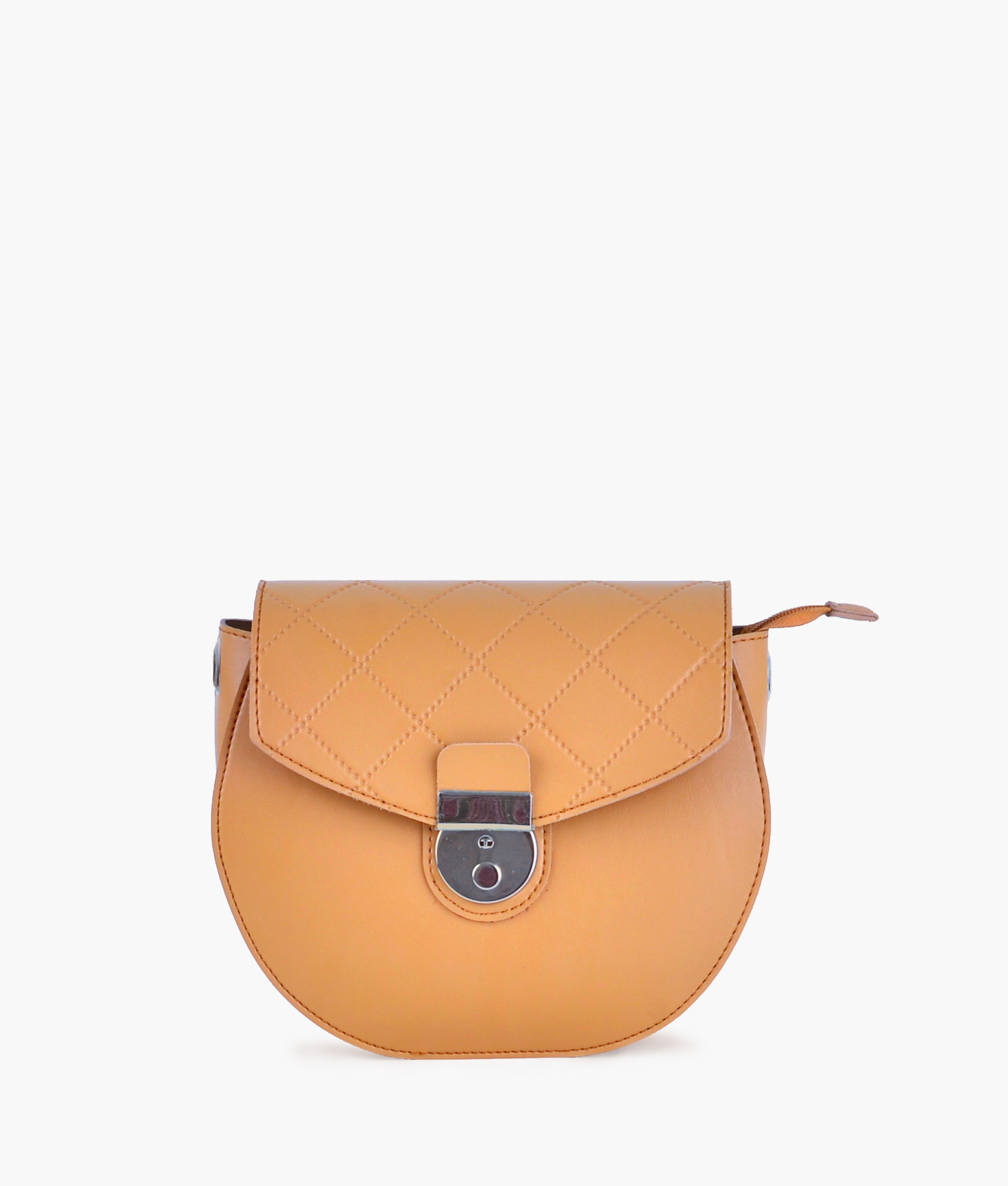 RTW Creation - Mustard saddle bag with front lock