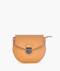 RTW Creation - Mustard saddle bag with front lock