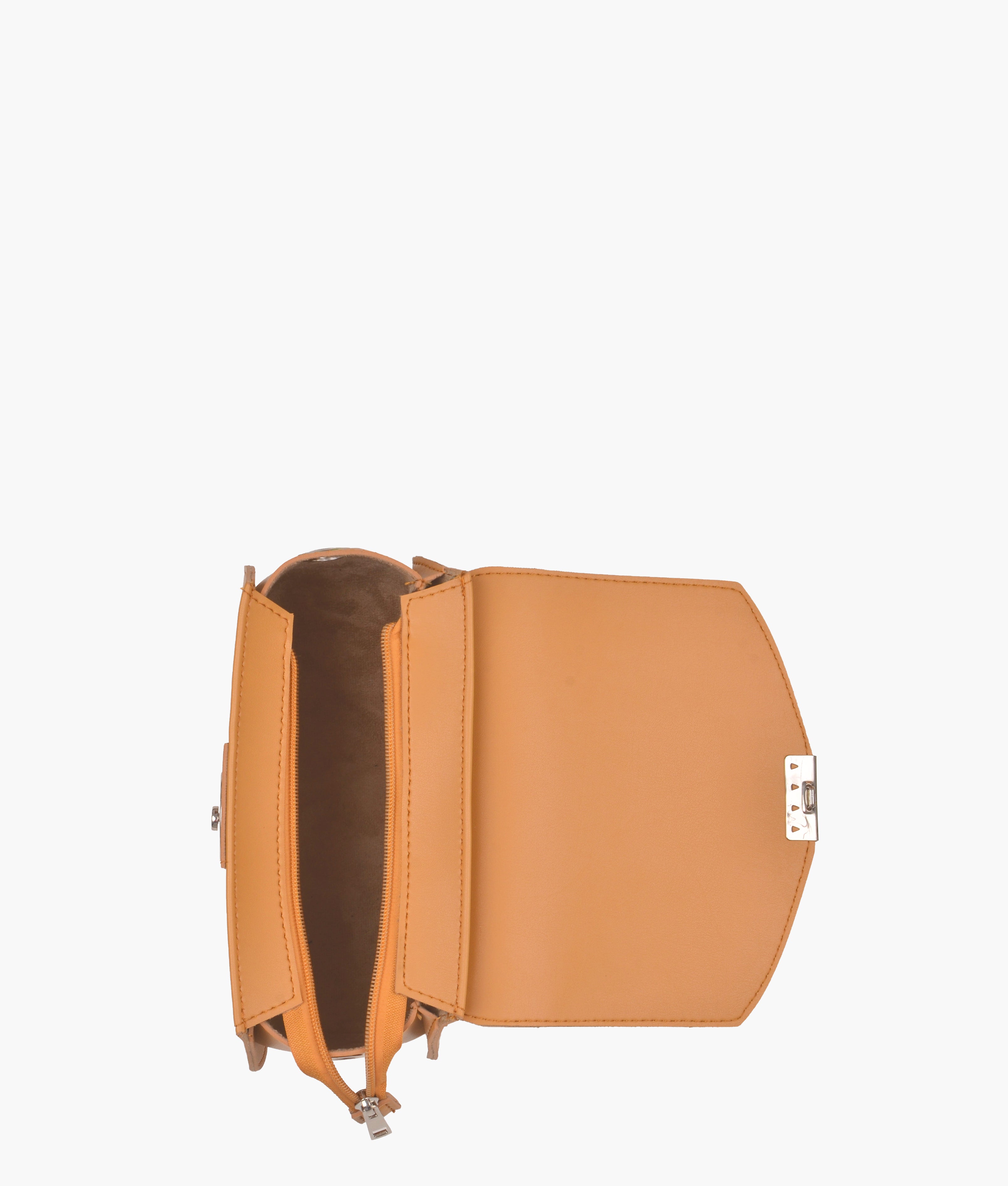 RTW Creation - Mustard saddle bag with front lock