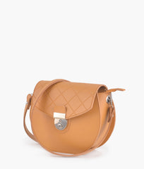 RTW Creation - Mustard saddle bag with front lock