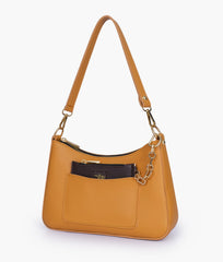 RTW Creation - Mustard hobo evening bag