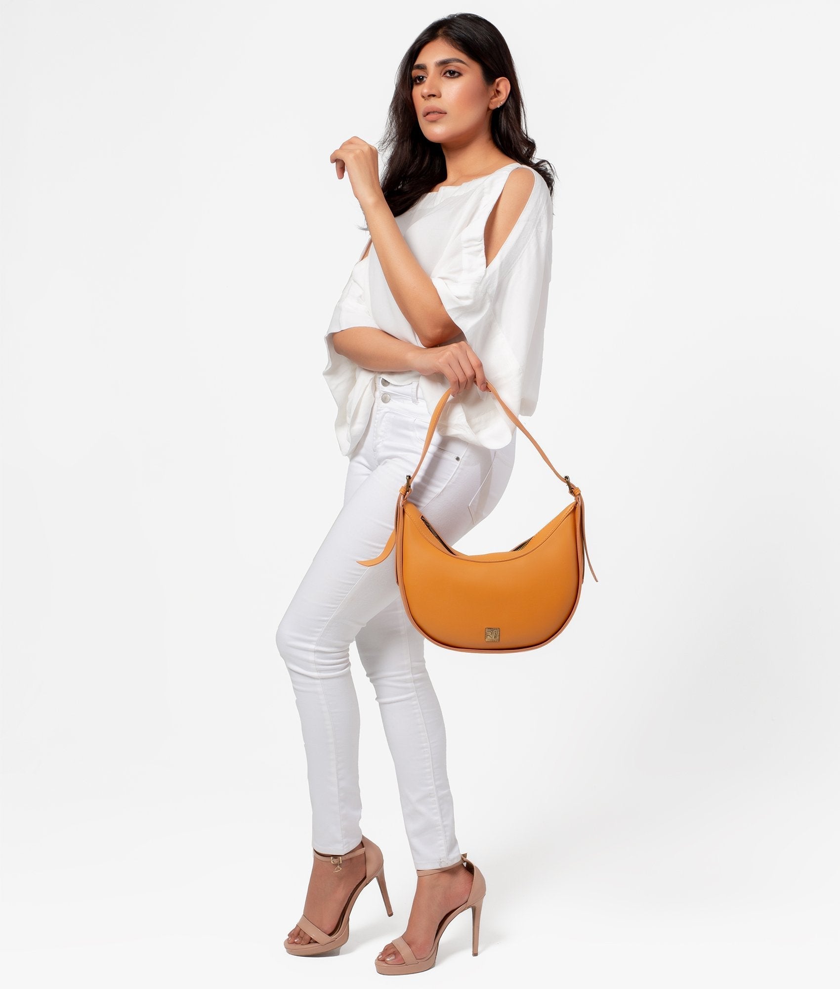 RTW Creation - Mustard hobo bag