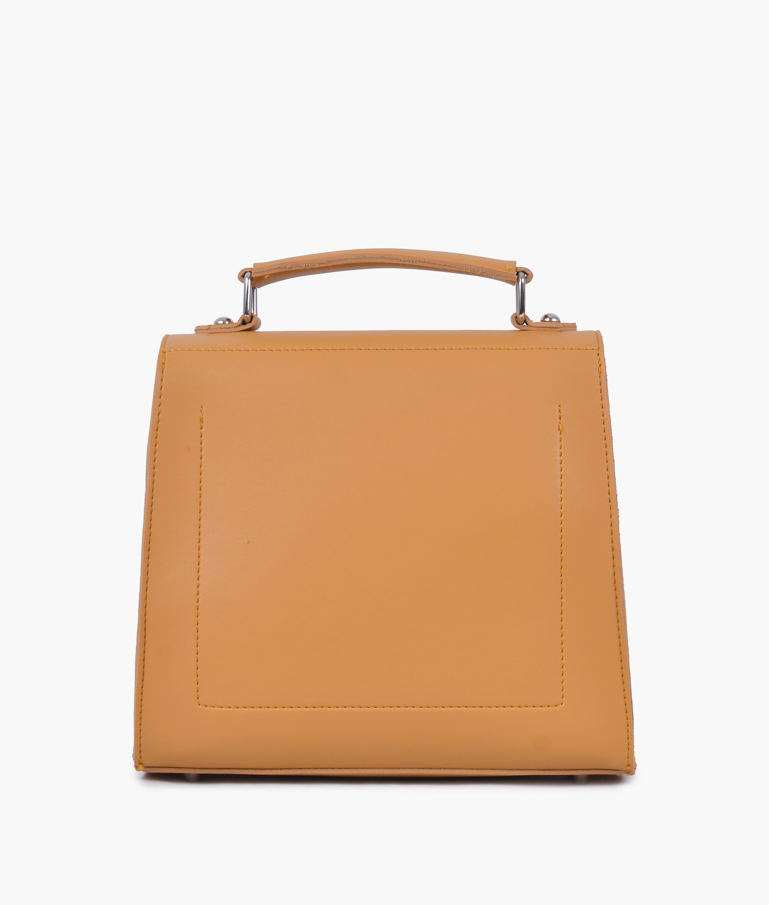 RTW Creation - Mustard push-lock messenger bag