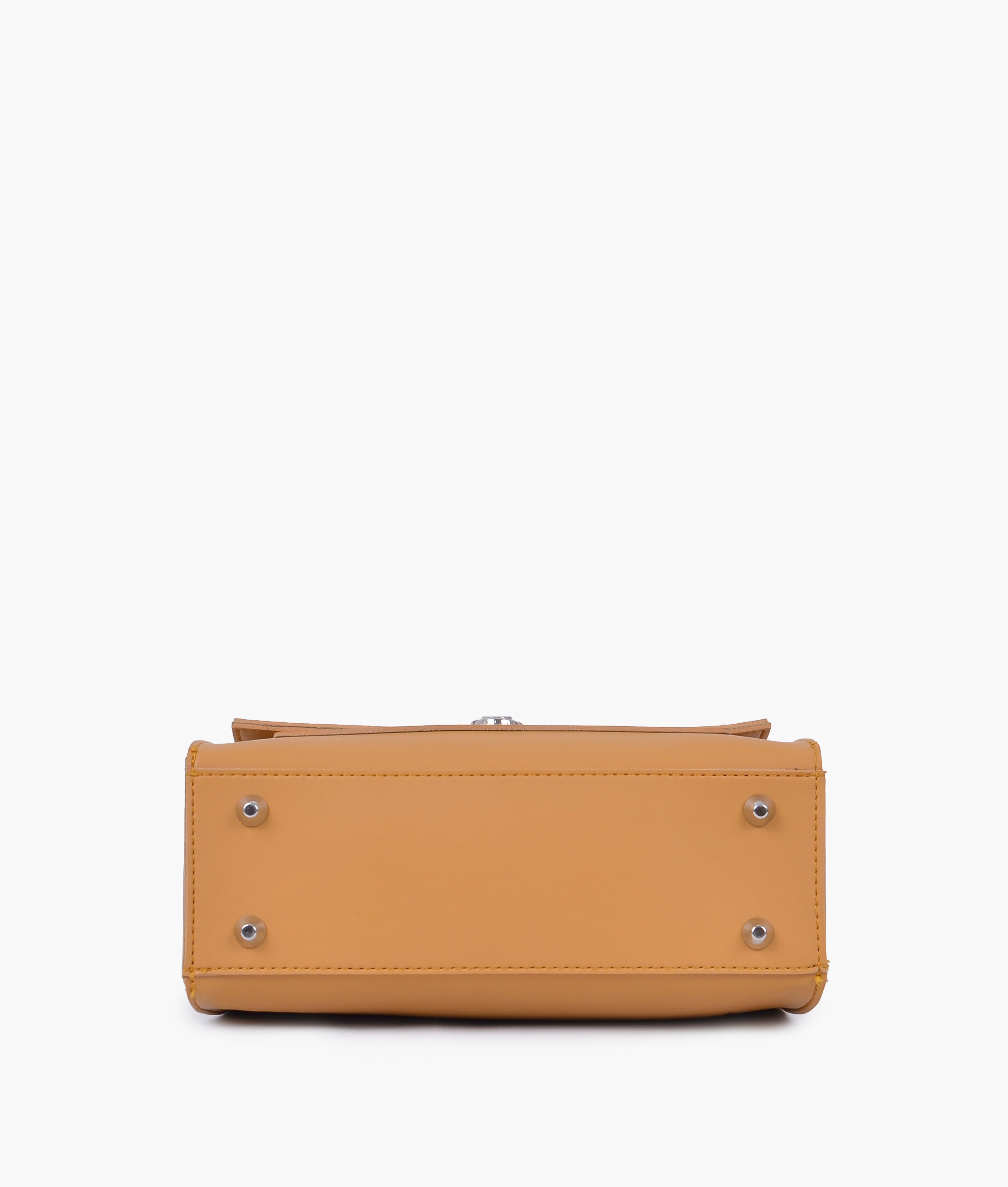 RTW Creation - Mustard push-lock messenger bag
