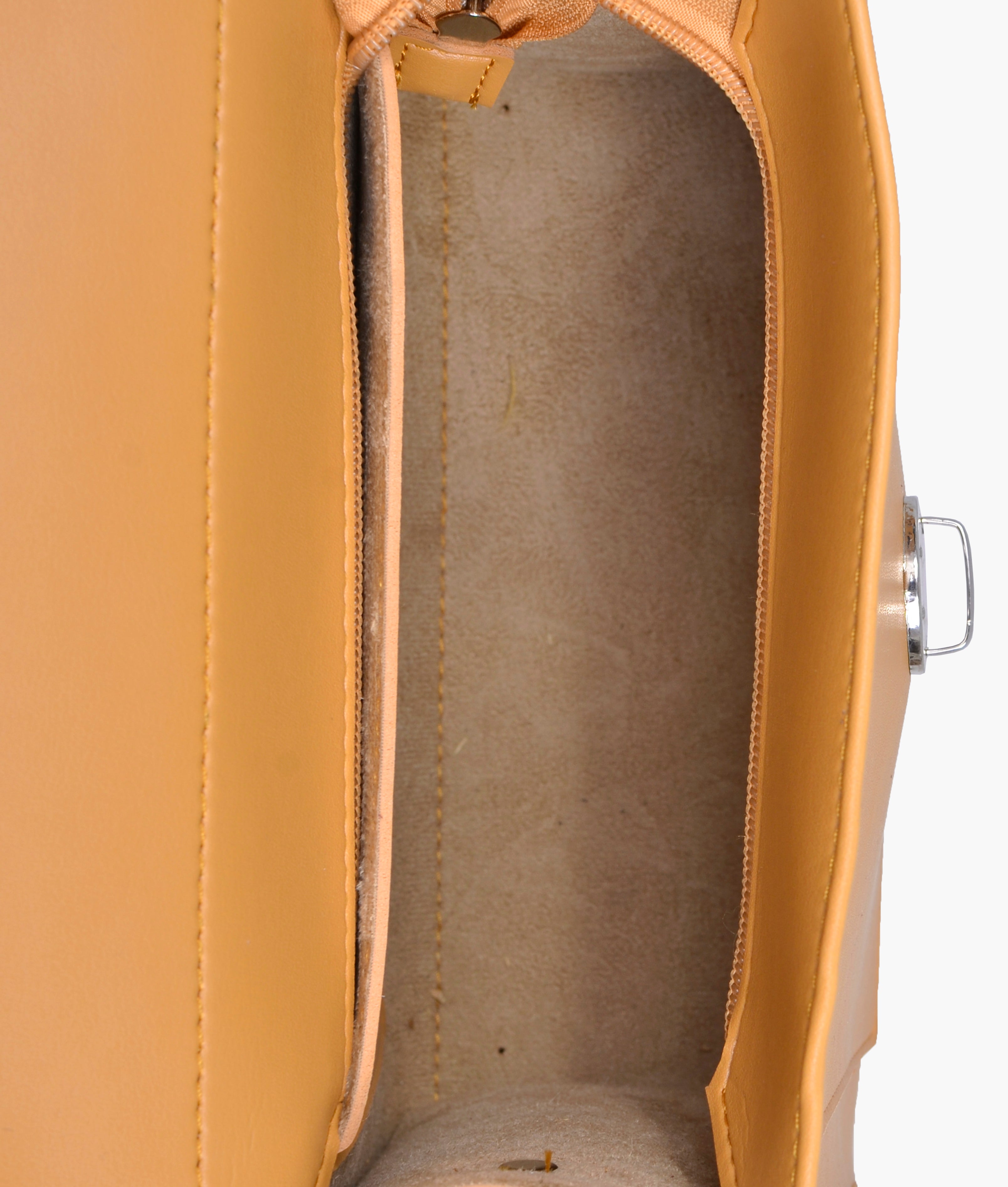 RTW Creation - Mustard push-lock messenger bag