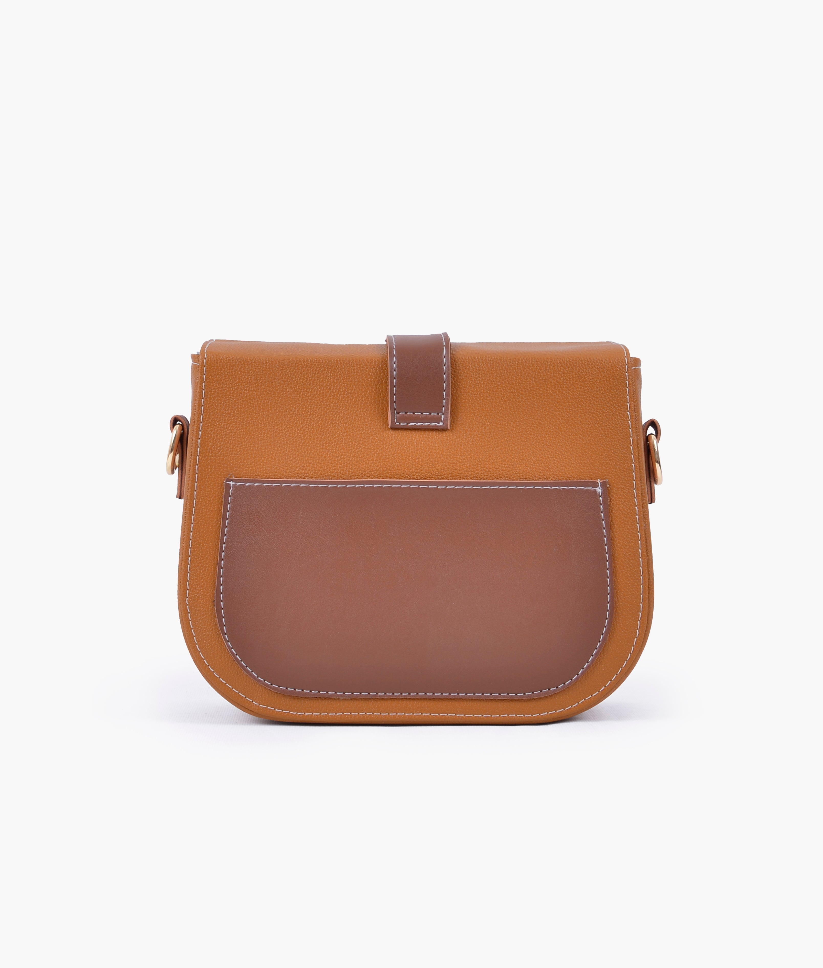 RTW Creation - Mustard push-lock saddle bag
