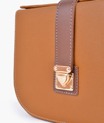 RTW Creation - Mustard push-lock saddle bag