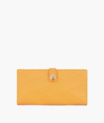 RTW Creation - Mustard quilted two-fold wallet