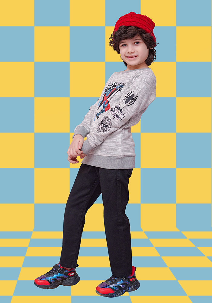 Terry Printed Sweatshirt - Wear Ochre