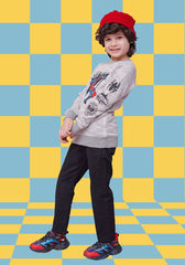 Terry Printed Sweatshirt - Wear Ochre