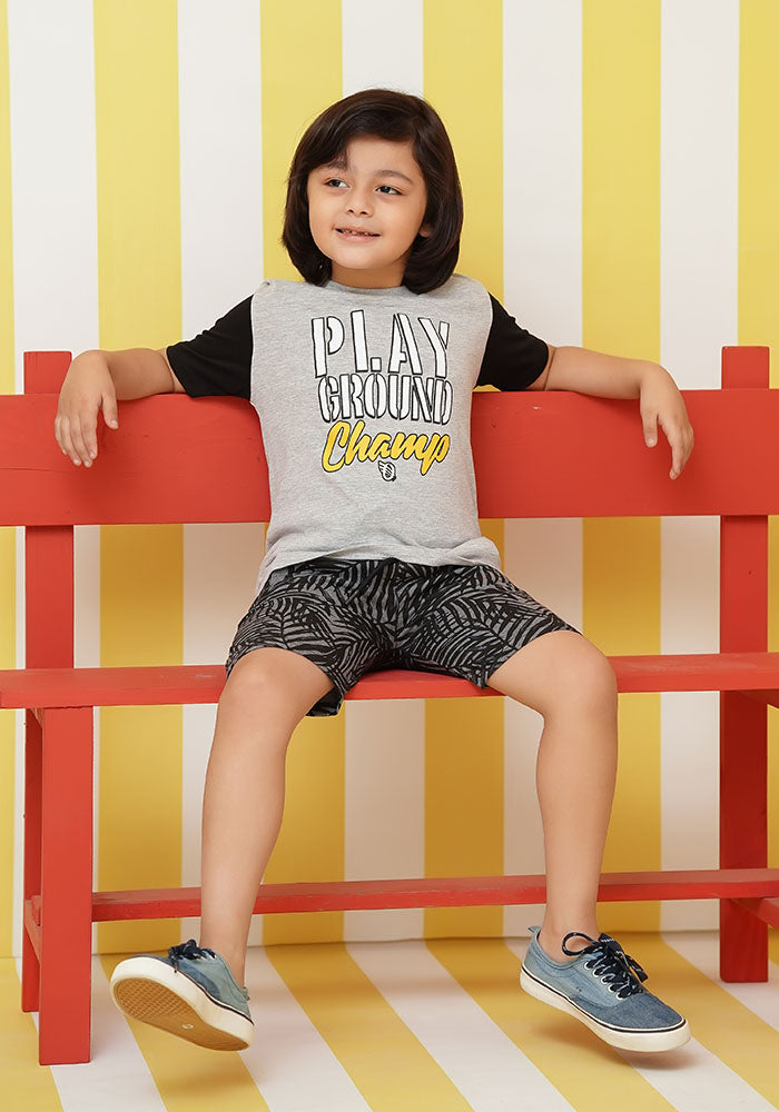 Printed T-Shirt - Wear Ochre