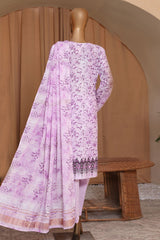 Mahee By HZ Unstitched 3 Piece Emb Cotton Lawn Suit-MEJ-901