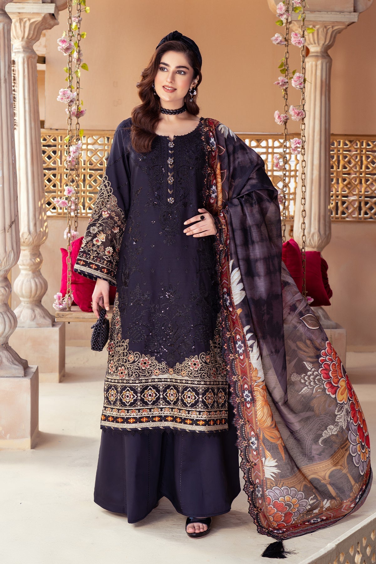 Raya By Imrozia Serene Stitched 3 Piece Winter Collection'2025-IP-112 Nisha