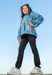 Girls Denim Jacket - Wear Ochre