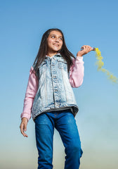 Girls Denim Jacket - Wear Ochre