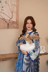 Aqs N Man Stitched 3 Piece Summer Collection'2025-Ocean Breeze | AM-033