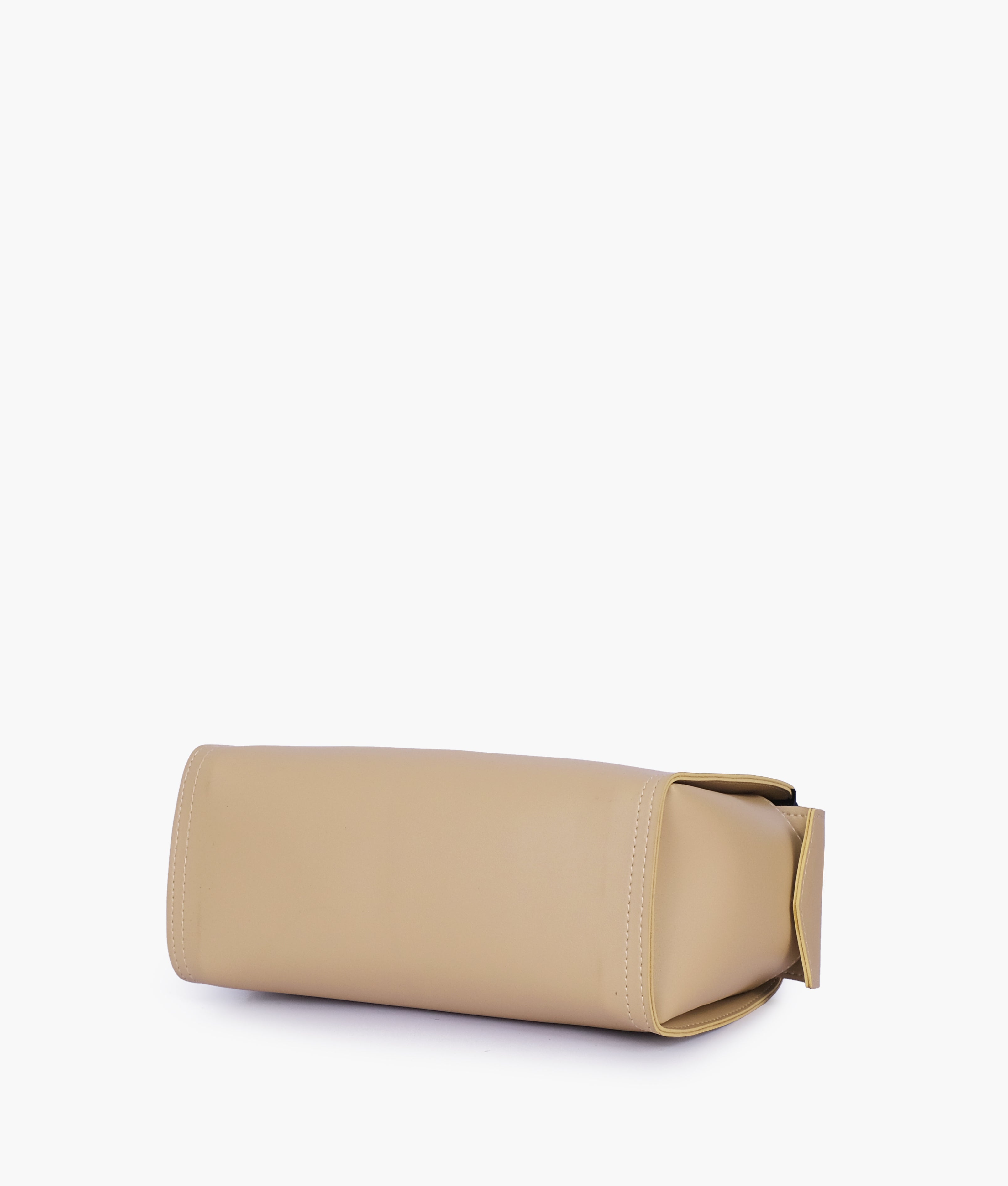 RTW Creation - Off-white bowling bag with top-handle