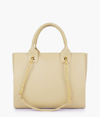 RTW Creation - Off-white chain handle tote