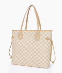 RTW Creation - Off-white checkered neverfull two piece set