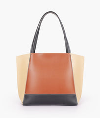 RTW Creation - Off-white color block tote bag
