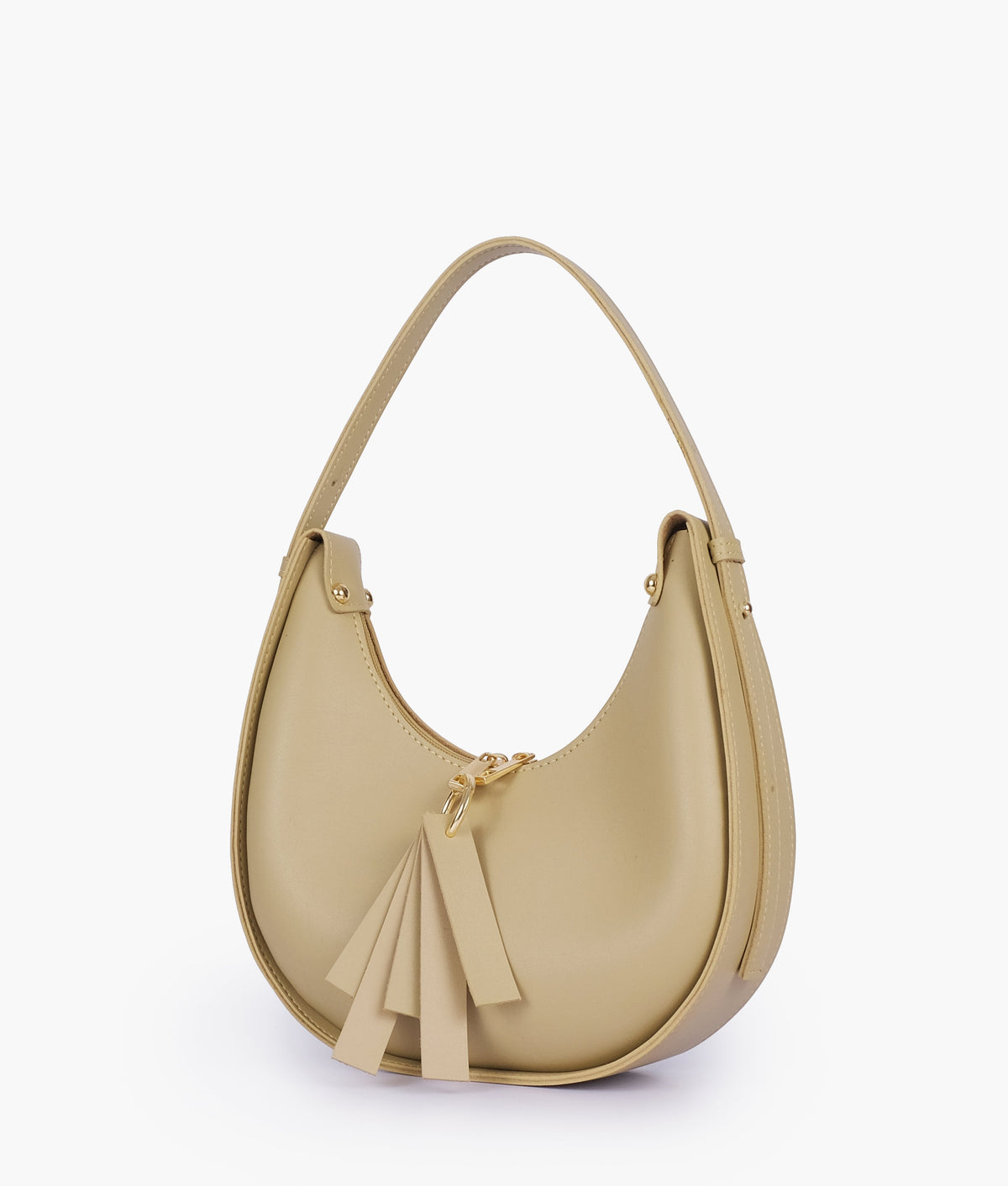 RTW Creation - Off-white crescent hobo bag