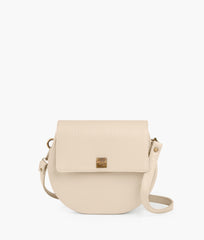 RTW Creation - Off-white crocodile saddle bag