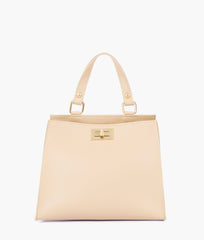 RTW Creation - Off-white front lock top-handle mini bag