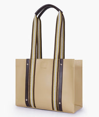 RTW Creation - Off-white long strap tote bag