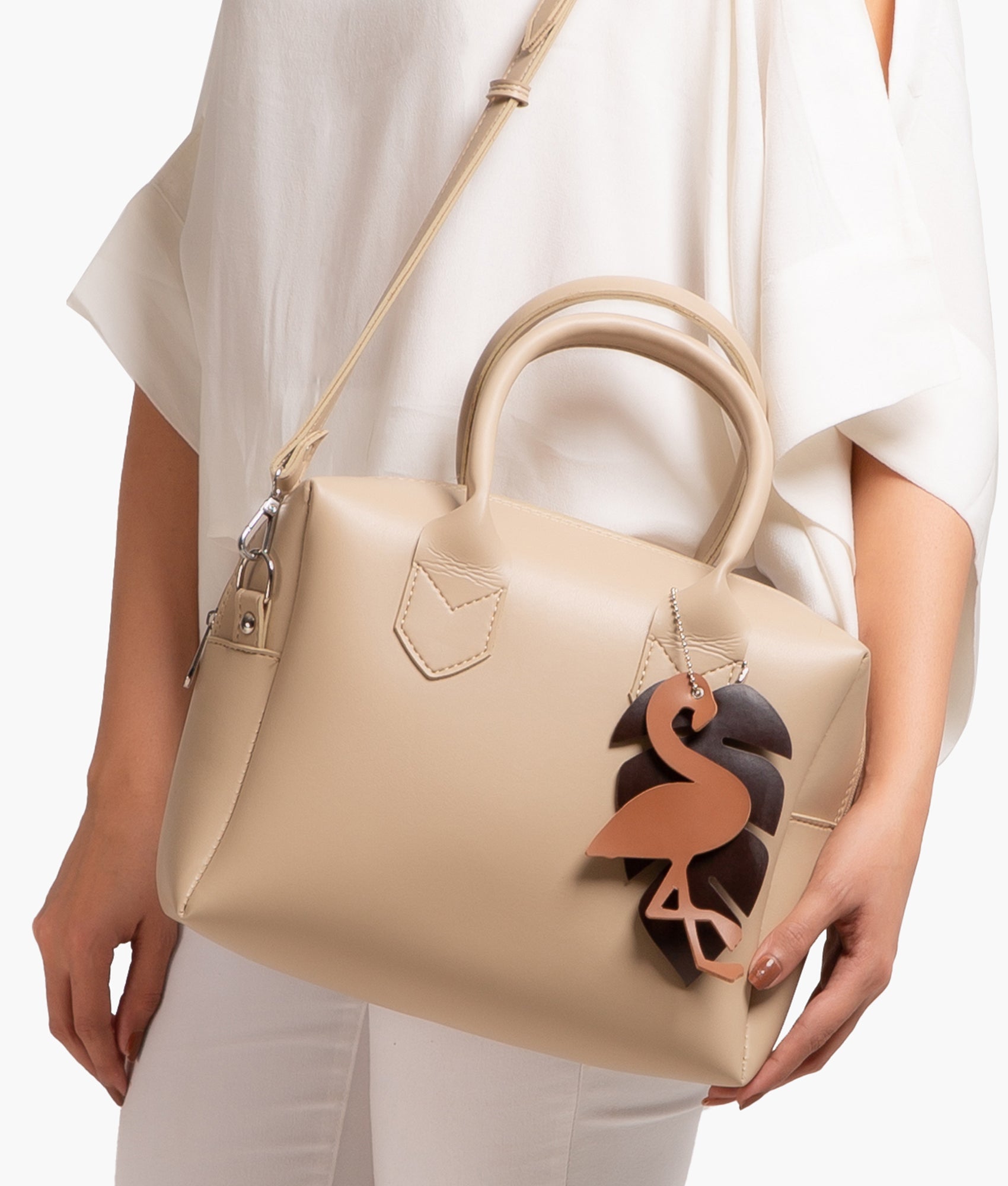 RTW Creation - Off-white mini bowling bag