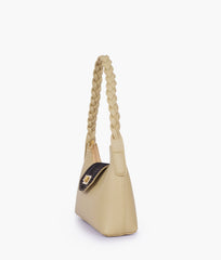 RTW Creation - Off-white purse with braided strap