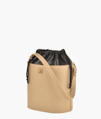 RTW Creation - Off-white top-handle bucket bag