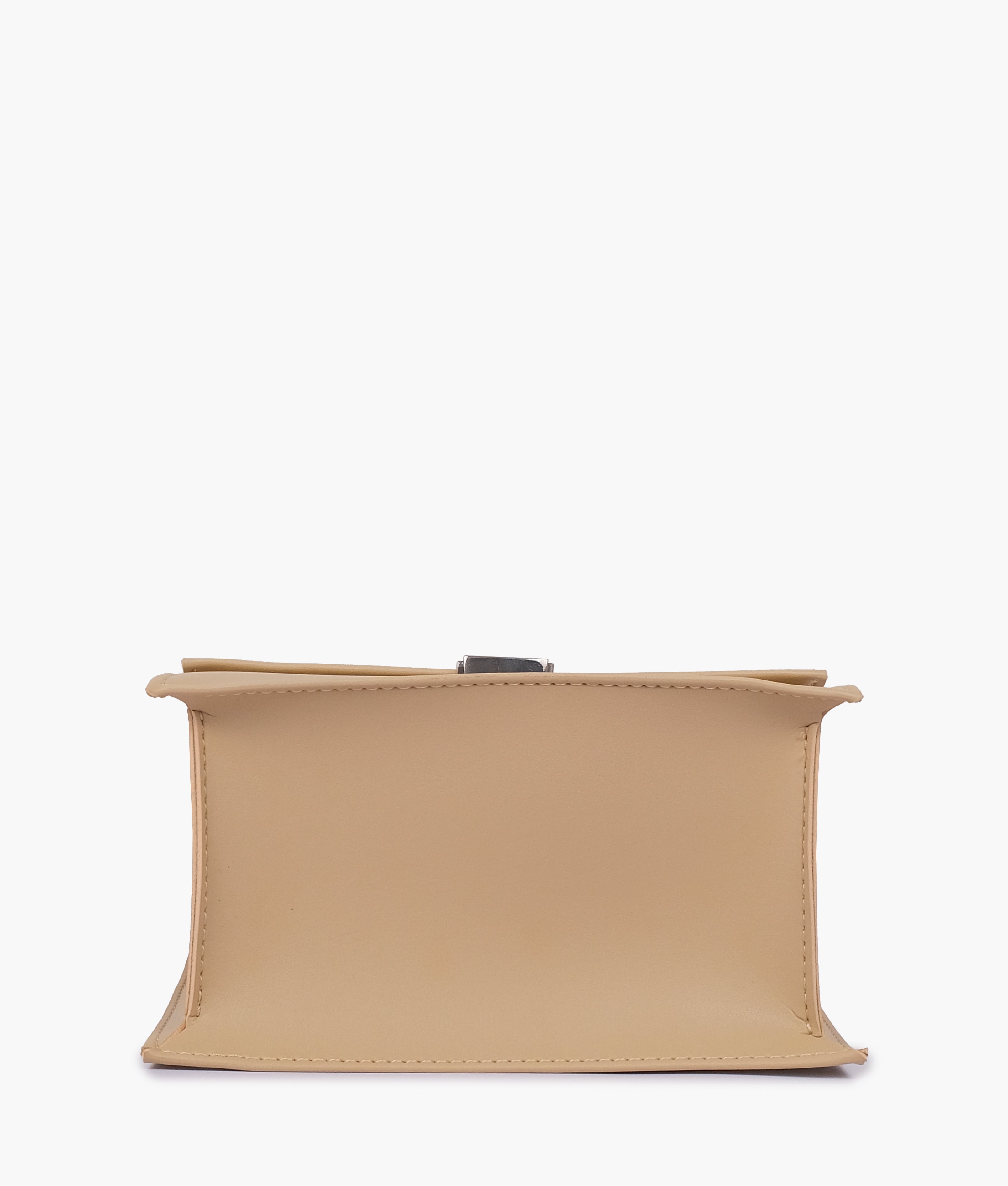 RTW Creation - Off-white top-handle mini cross-body bag
