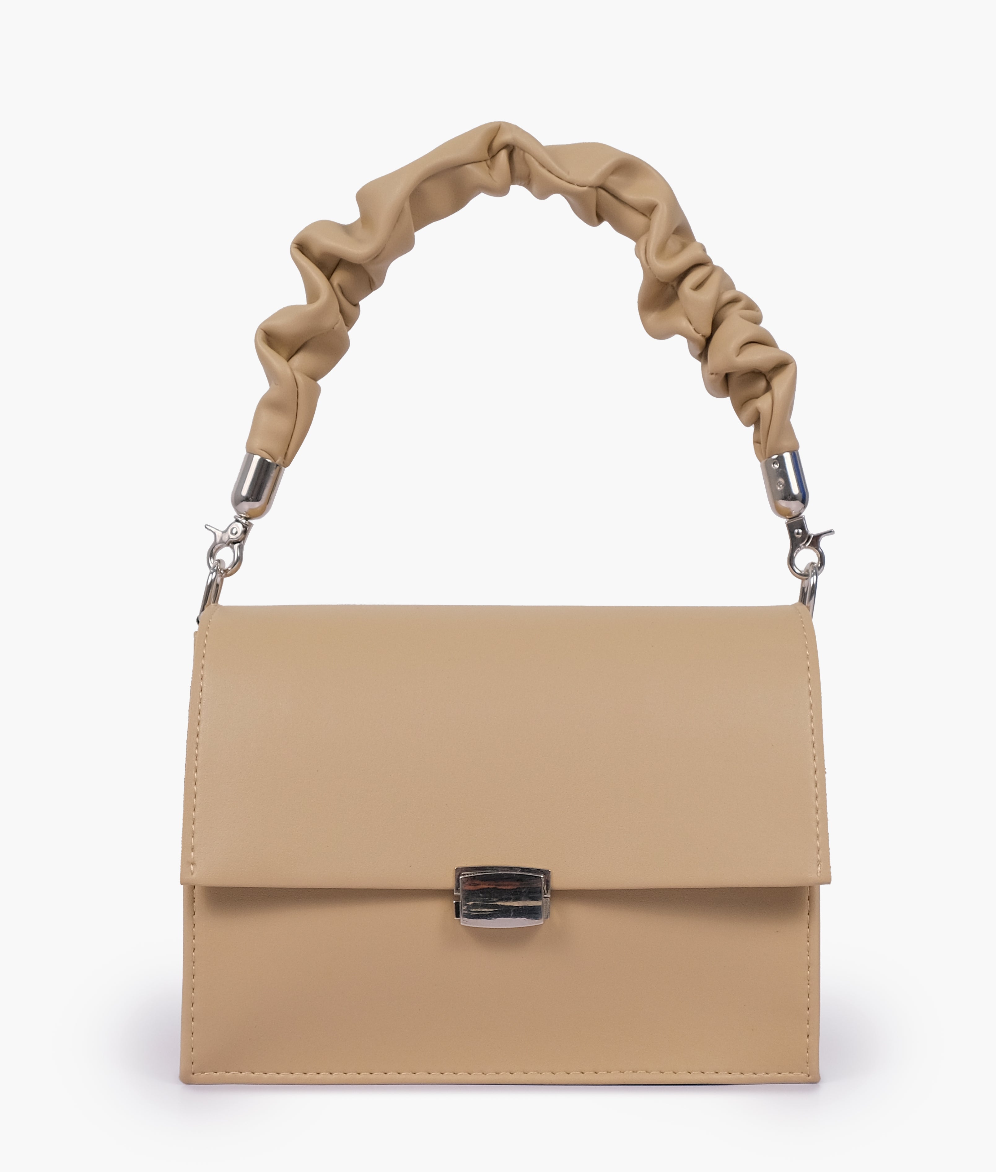 RTW Creation - Off-white top-handle mini cross-body bag