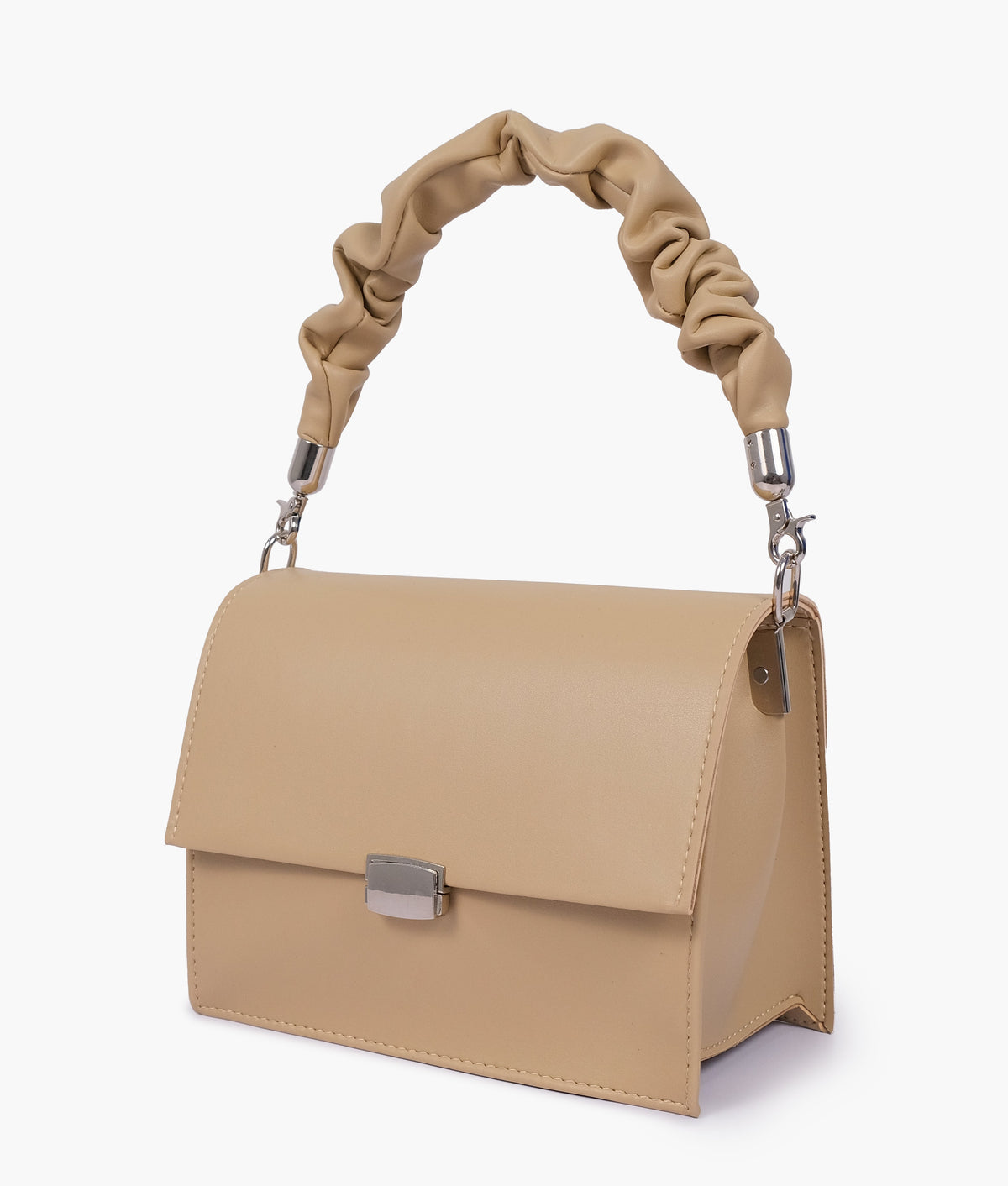 RTW Creation - Off-white top-handle mini cross-body bag