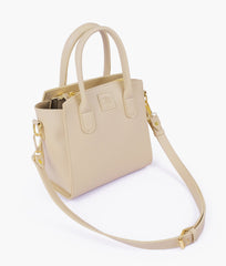 RTW Creation - Off-white top-handle mini handbag
