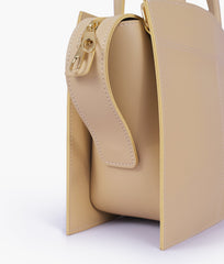 RTW Creation - Off-white trapeze top-handle bag