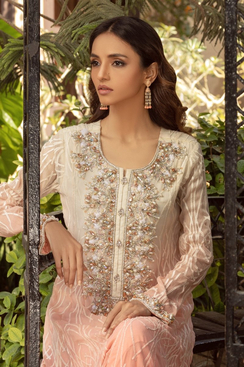 Manahils Stitched Formals K-178-Oh Ombre